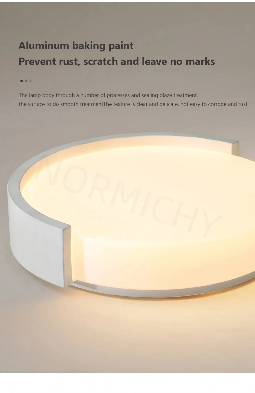 Modern Led Minimalist Nordic Black And White Room Main Light Living Room Circular Ceiling Light New Home Appliance Light Fixture