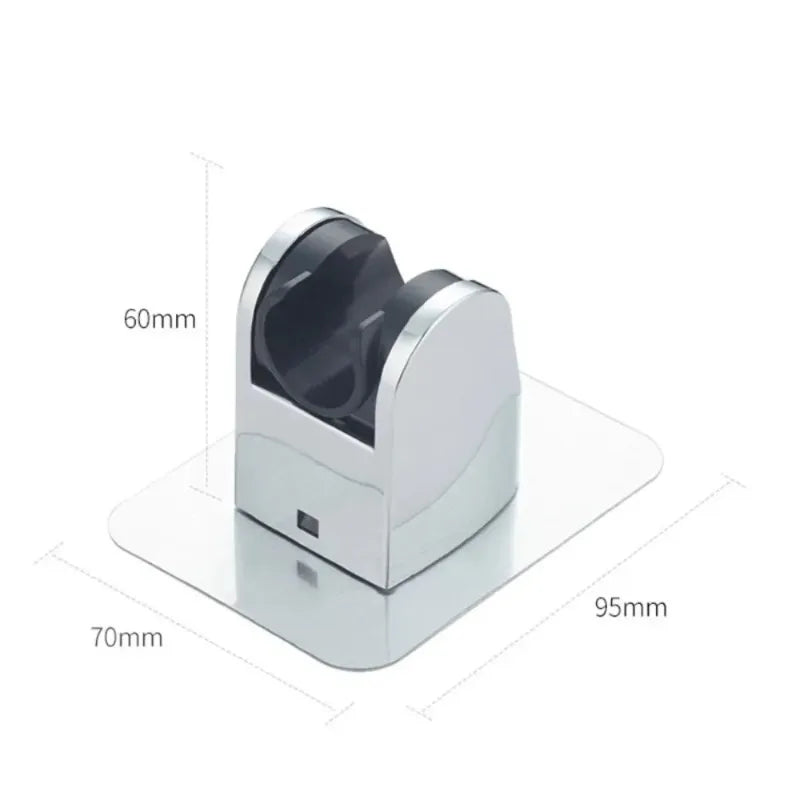 Household Adjustable Shower Bracket Self Adhesive Bathroom Accessories Punch Free Universal Showerhead Holder Wall Mounted