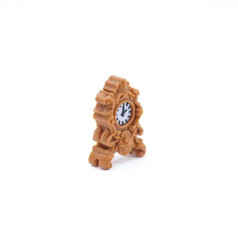 1Pcs 1:12 Scale Dollhouse Miniature Clock Old Style Table and Floor Clocks for Display and Dollhouse Scene Decor