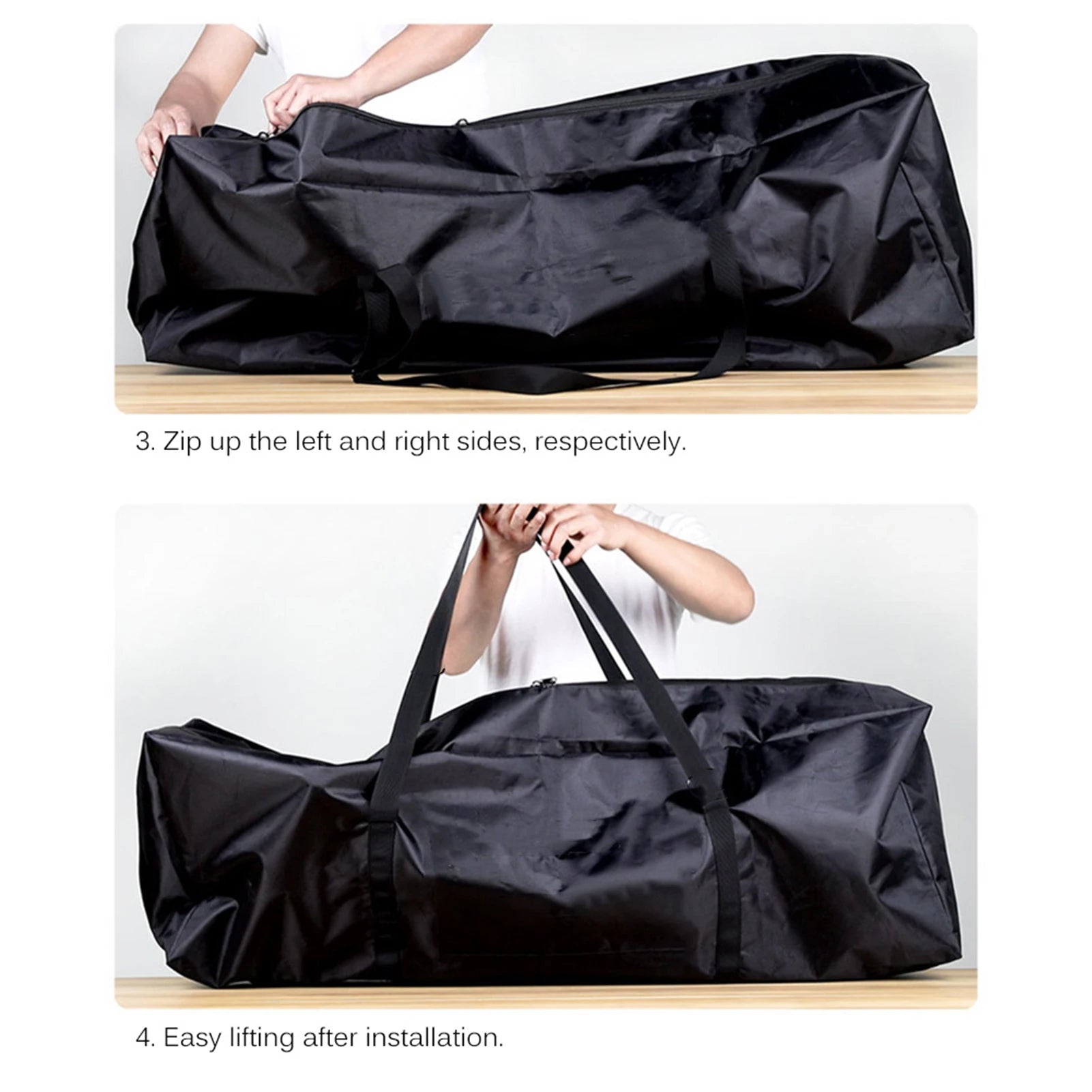Electric Scooter Bag Waterproof Foldable Scooter Carry Bag Portable E-Scooter Handbag Shoulder Bag For M365 Scooter Accessories