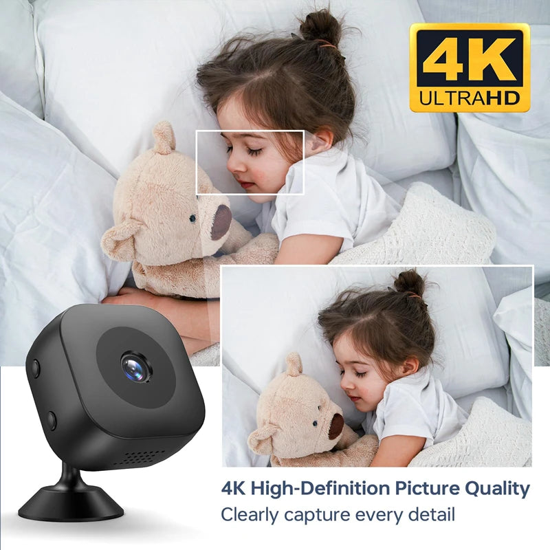 Mini HD 4K Camera WiFi Wireless Monitoring Security Protection Remote Monitor Camcorders Video Surveillance Smart Home 2026