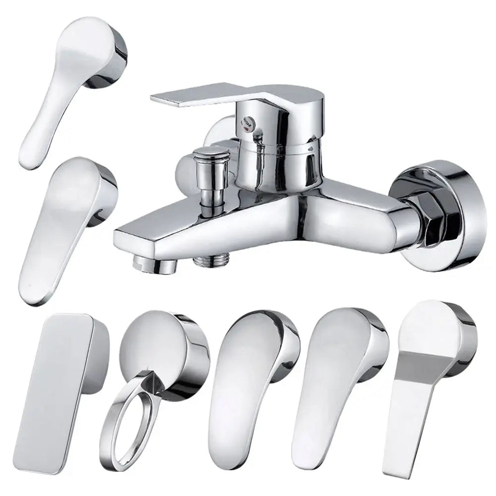 Kitchen Faucet Handle Bathroom Basin Tap Replacement Cover 35/40mm Spool Faucet Switch Handle Taps Repair Accessories
