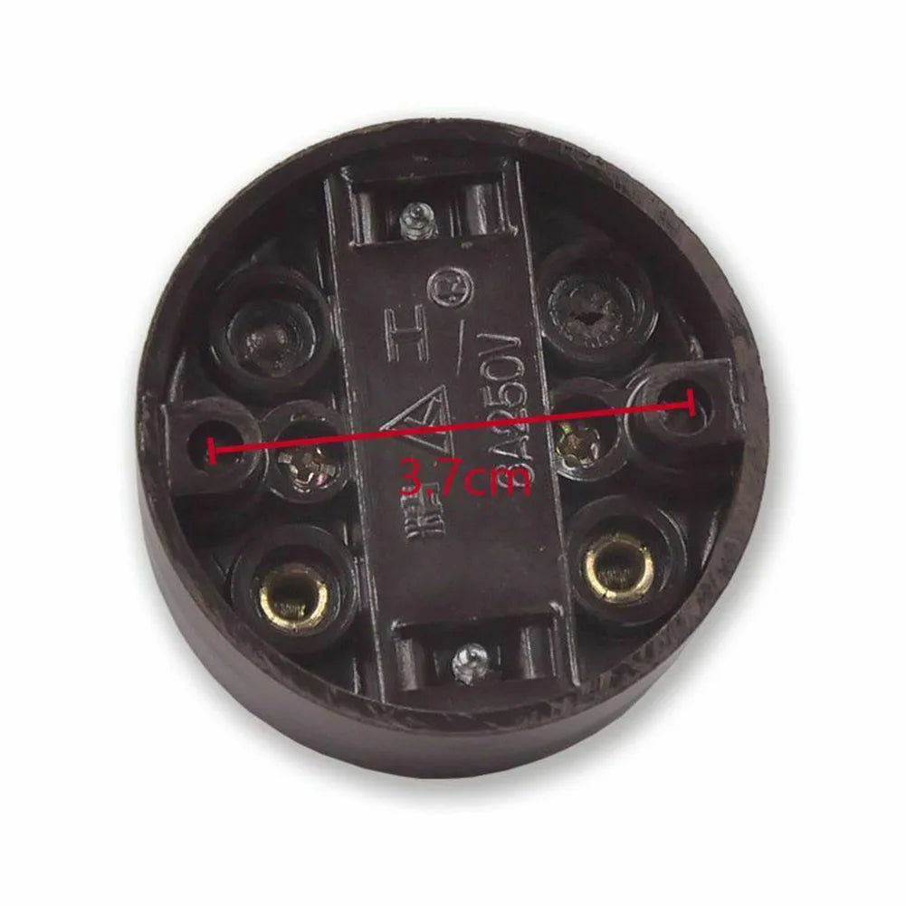 Single Control Switch Round Wall Mounted Easy Install Household Light Switch Retro Retro Style 1PC High Quality