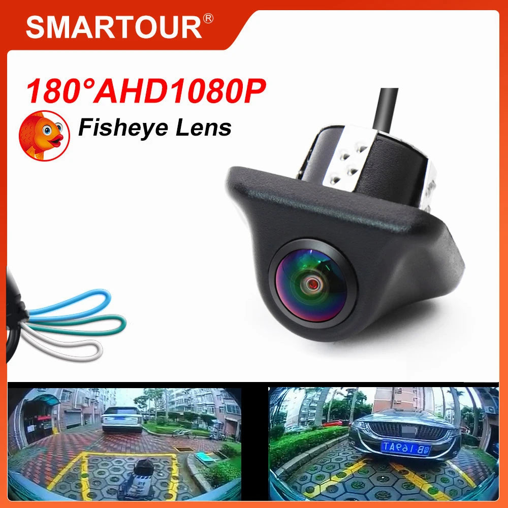 SMARTOUR 4K CVBS AHD 1080P Vehicle Rear View Camera Car Reverse Night Vision Waterproof For AHD Input Car Android Radio Screen
