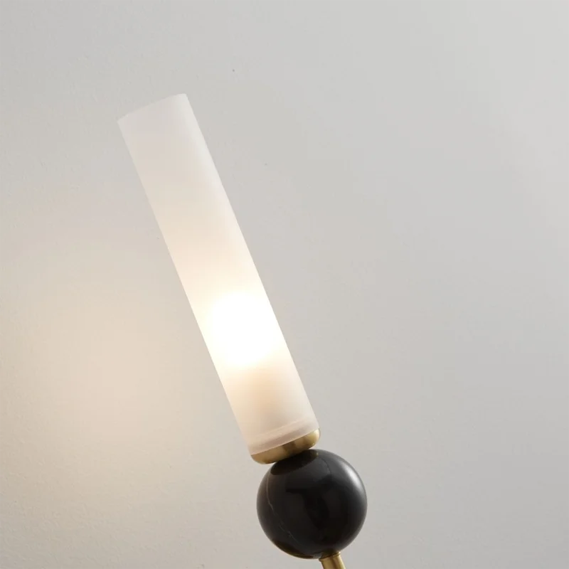 Modern modern wall lamp candle wall lamp copper base glass shade lighting decoration home for living room