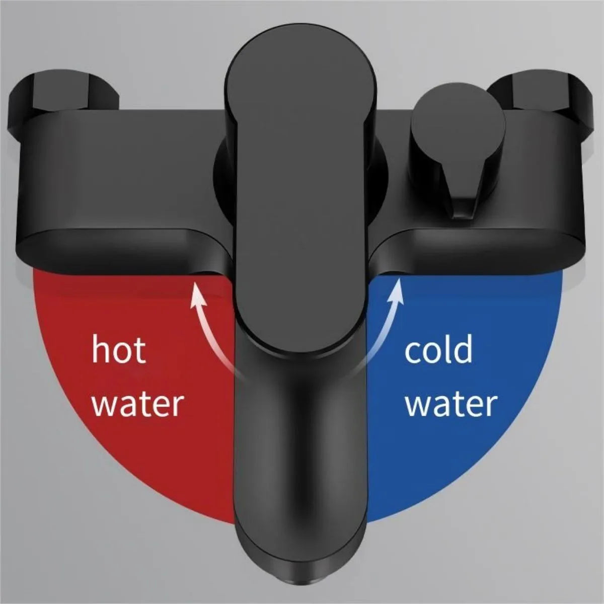 Bathroom Shower Faucet Mixing Valve Shower Shower Set Bathtub Mixing Switch Triple Hot and Cold Faucet Shower Faucet