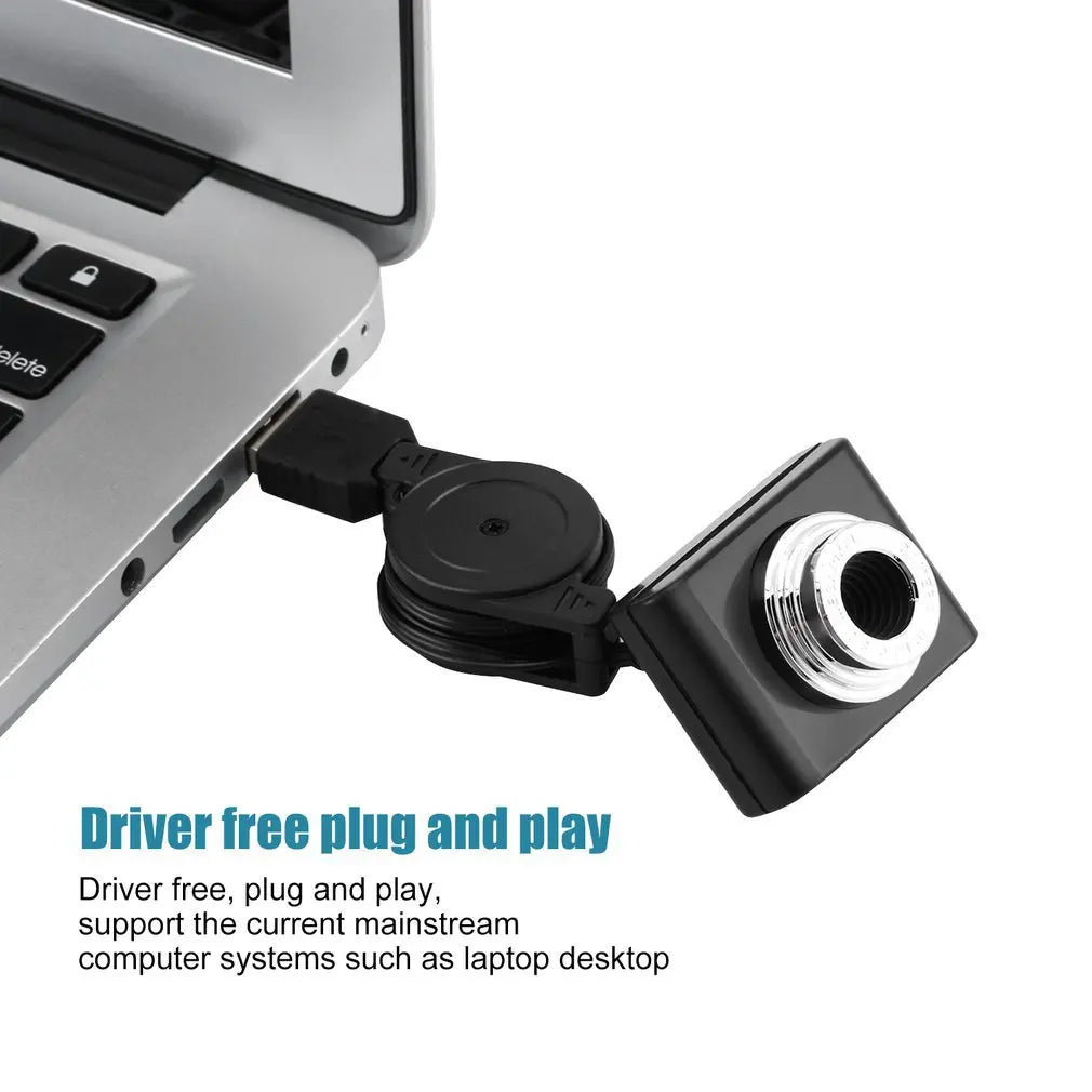 Hot HD Web Computer Camera 3 Million Pixels Mini Webcam with Microphone for Desktop Laptop USB Plug & Play for Video Calling