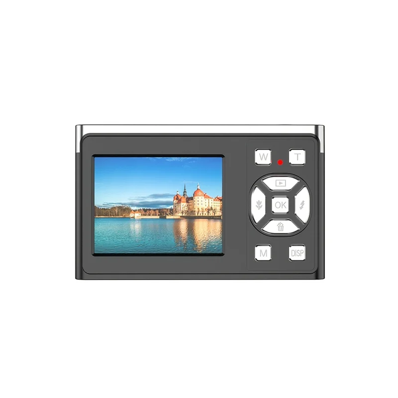 -ABDH HD Digital Camera Mini Student Activity CCD Selfie Card Camera 50 Million Pixels 2.2 Inch Display For Travel