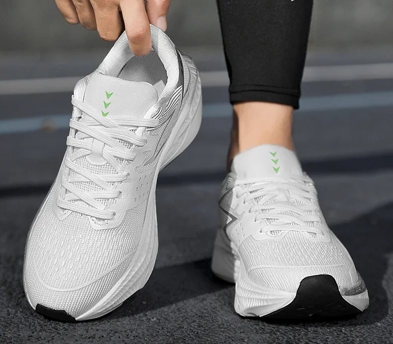 Running Shoes Carbon Board Speciality Marathon Men Sports Breathable Lightweight Women's Comfortable Athletic Nonskid Sneakers
