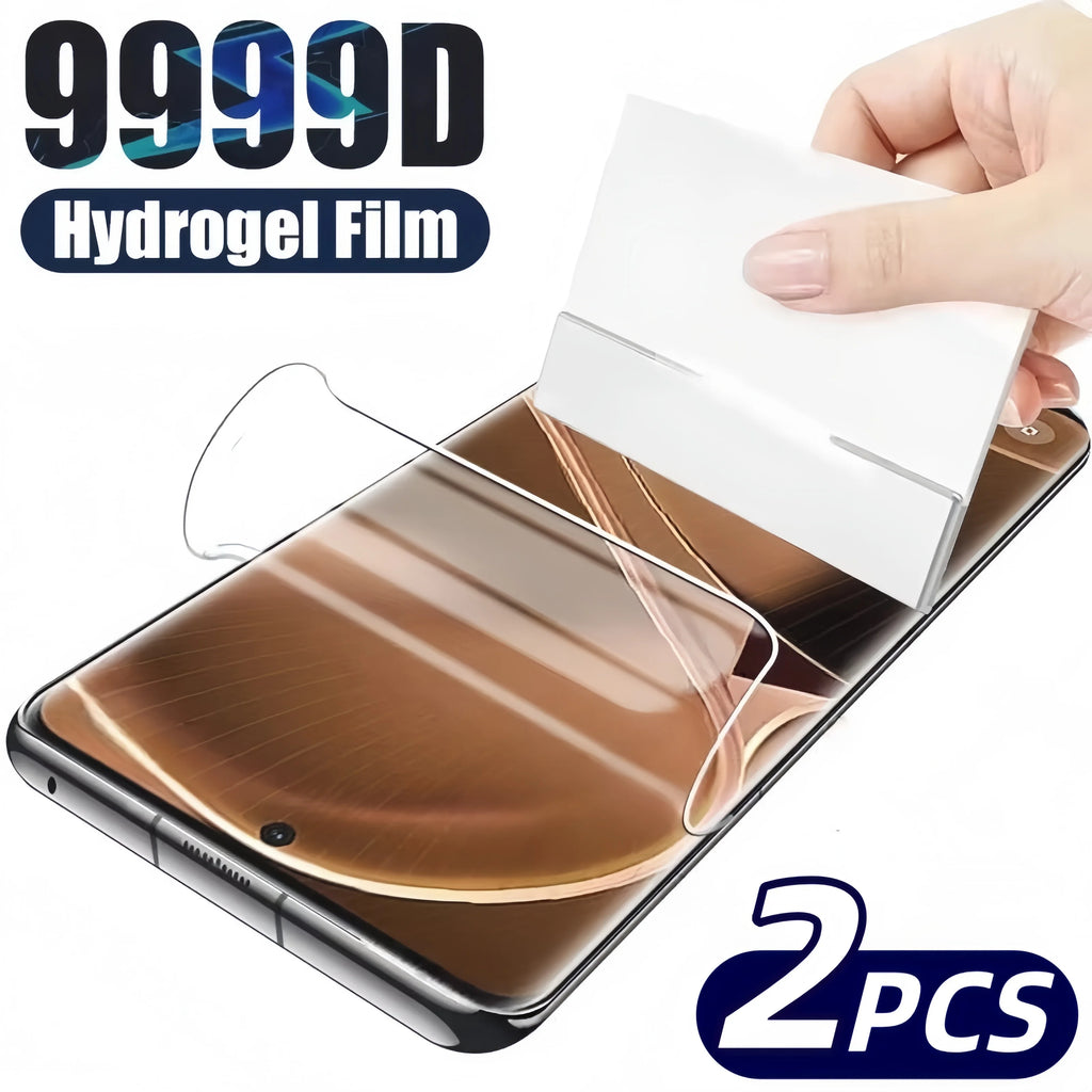 2 Pcs Ultra-Clear HD Hydrogel Screen Protector for Galaxy S26 Ultra/S25 Ultra/S25 Plus/S25/S24 Ultra/S24 Plus/S24/S23 Ultra/S23+