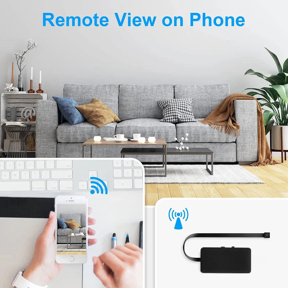 HD 1080P DIY Mini Camera Portable Wireless Module Night Vision WiFi Cam Motion Detection Camcorder Loop Recording Remote View