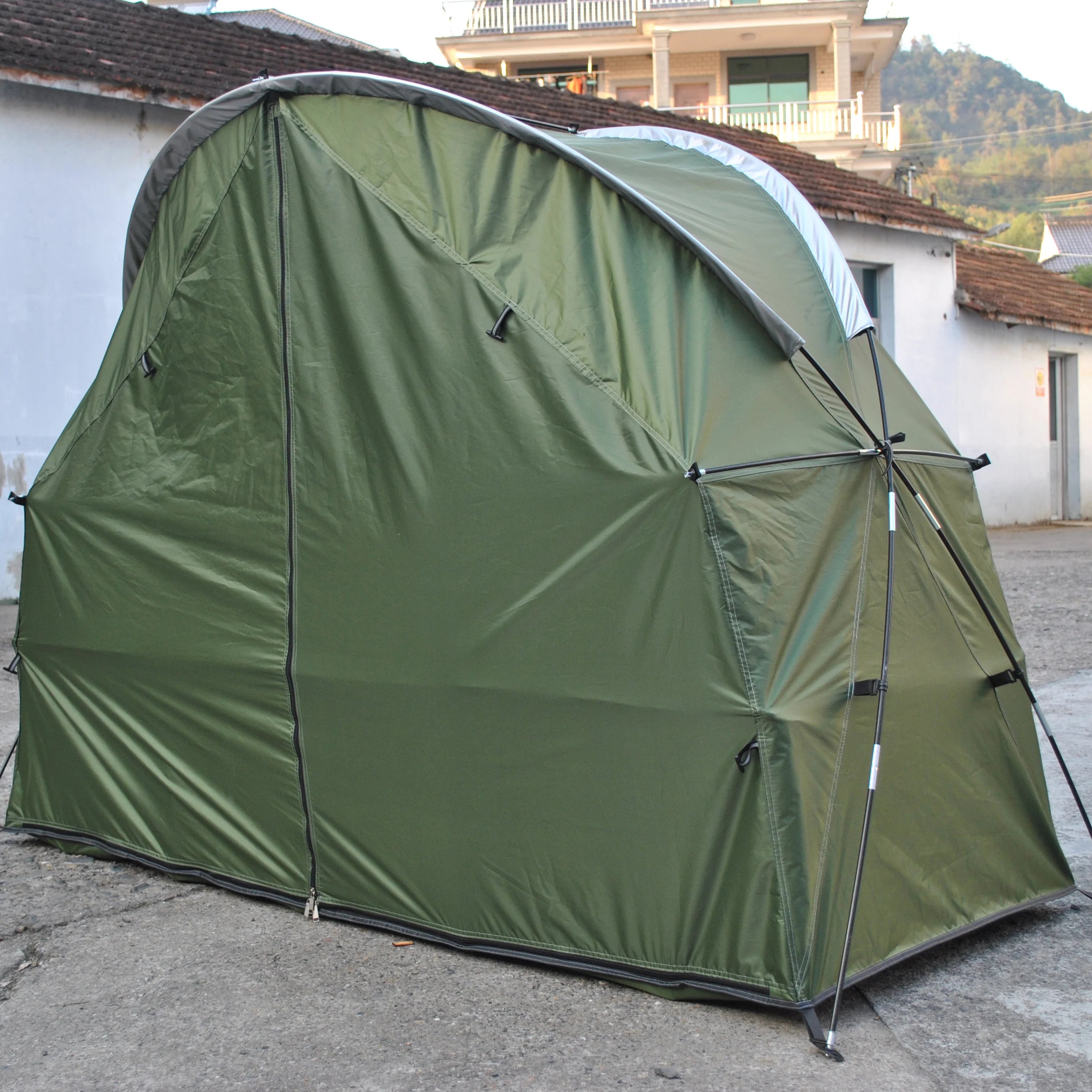 4-in-1 Camping Cot Tent, Backpacking 1 Person Camping Tent, Tent Cot Folding Off the Ground Tent,Fishing Tent,Excluding bed