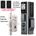 Tuya APP Facial Fingerprint Password With Camera Smart Door Lock Remote Voice Intercom Electronic Door Lock Fully Automatic