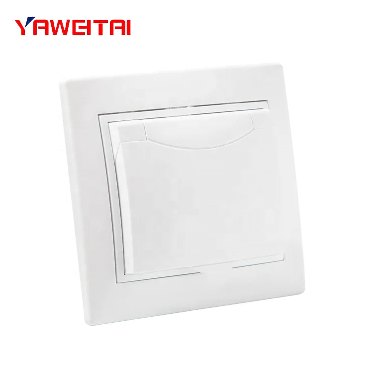 European Electrical 250V 10A/16A 1 Gang Socket French Style Waterproof Wall Socket