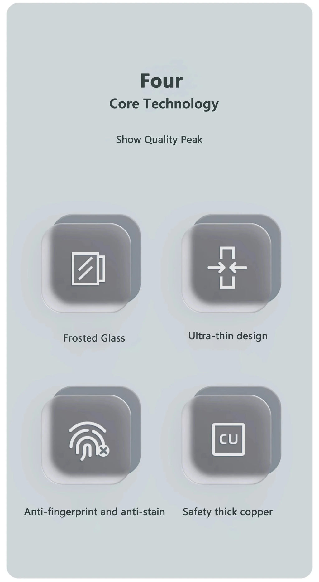 86 Type White Universal Wall Light Switch Tempered Glass EU Korea electrical Switch 220V 1/2/3/4 Gang 1/2 Way button Wall Panel