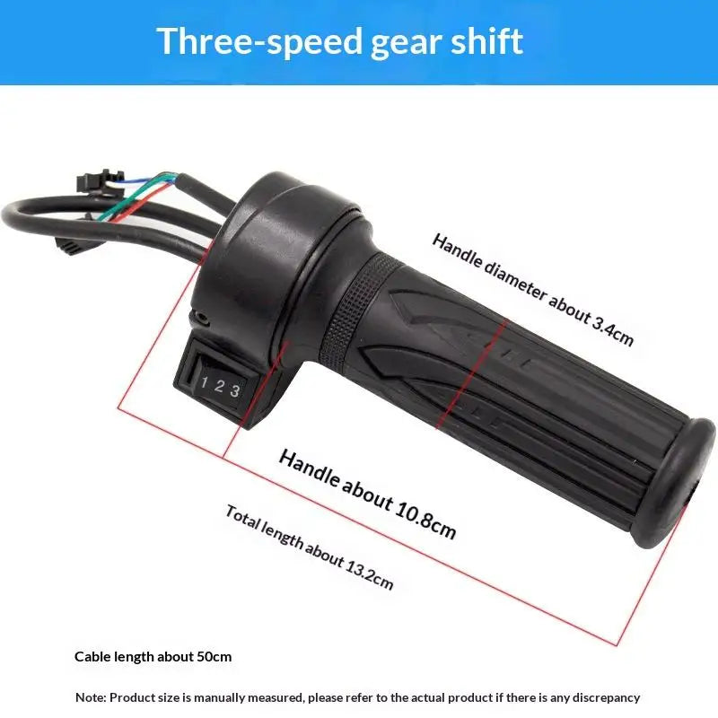 @*Scooter Electric Bike Handlebar with 3-Speed Grip for Smooth and Responsive Control
