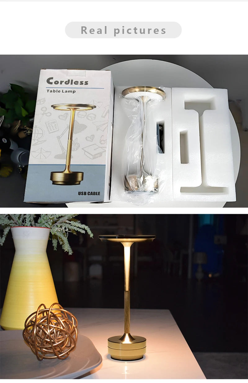 Modern Simple Creative Night Light Retro Atmosphere LED Lamp European And American Bar Table Decoration Lamp