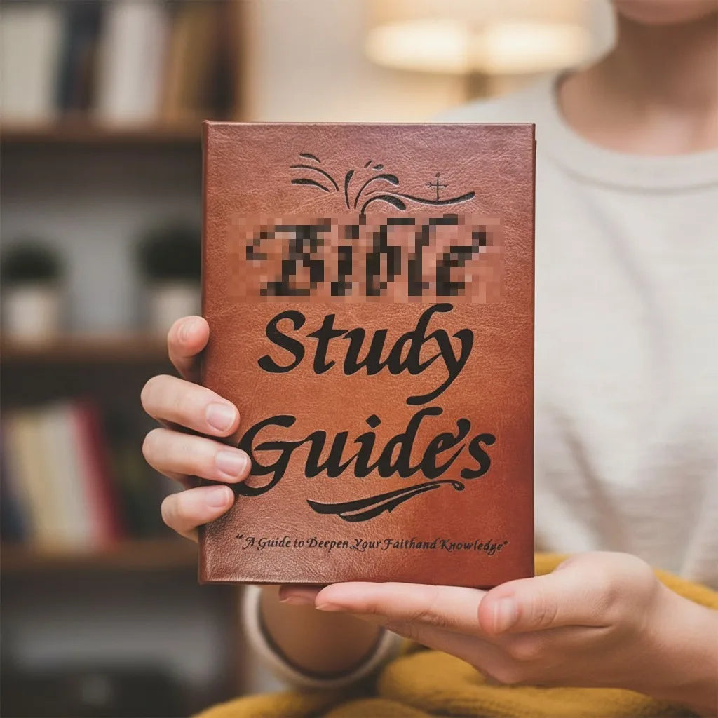 Christian Bible Study Journal Leather Prayer Notebook Thin Devotional Book 21x14cm Portable Faith Diary Gift