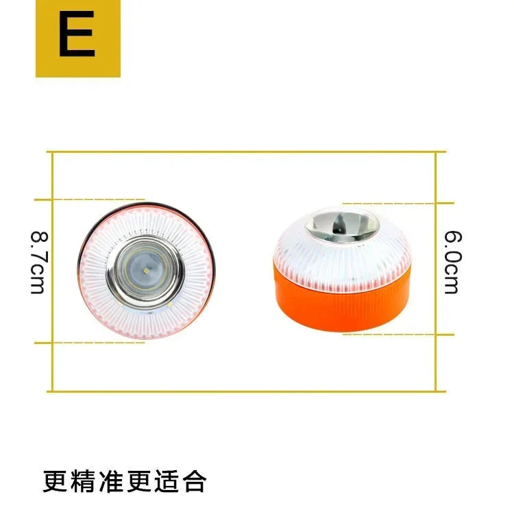 V16 LED Automotive Emergency Light Explosion Proof Flashlight Magnetic Induction Flashlight Safety Accessories
