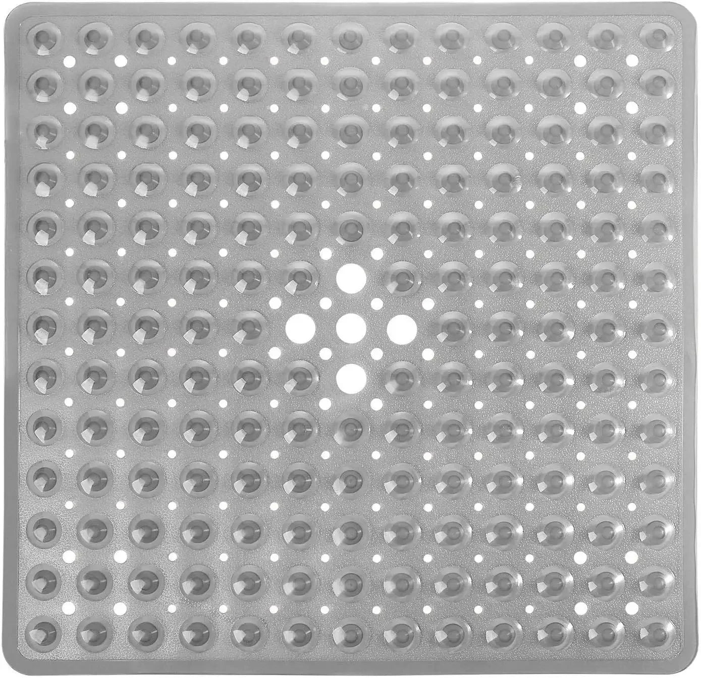 Square Shower Mat Bathtub Mat Non Slip 53x53cm, Square Bath Mat for Inside Shower Tub, Shower Stall Mats for Bathroom Floor
