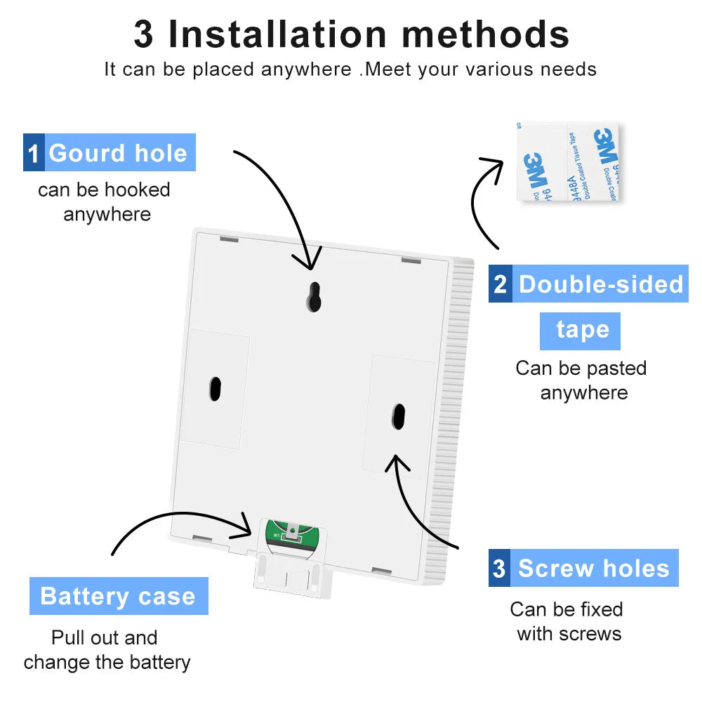 Wireless Radio Frequency RF 433Mhz Switch 1/2/3 Gang Smart Touch Switch Remote Control Tempered Glass Panel Wireless Wall