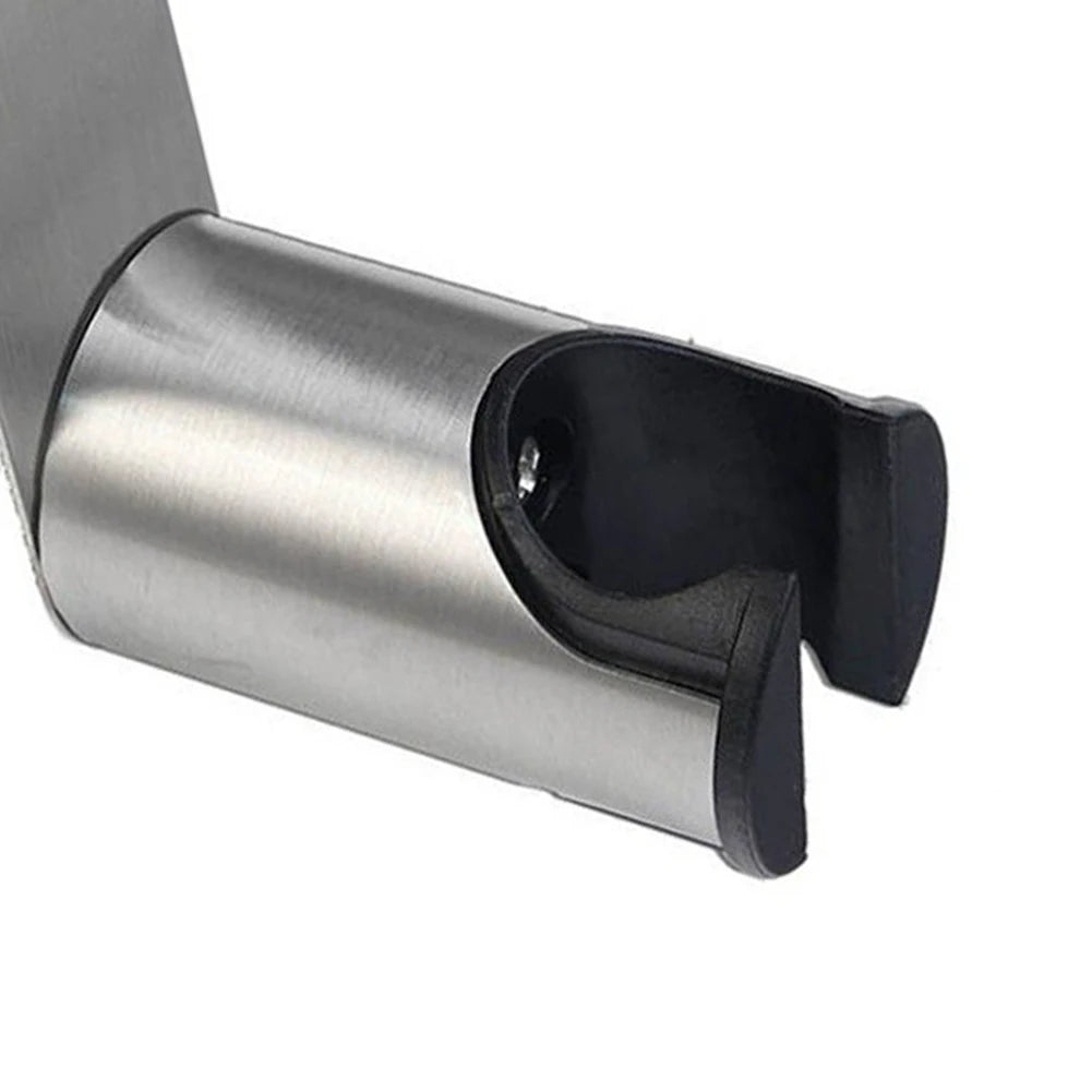 Bidet Sprayer Holder for Toilet Bathroom in Brushed Nickel Stainless Steel with Dual Mount Capability for Wand Use