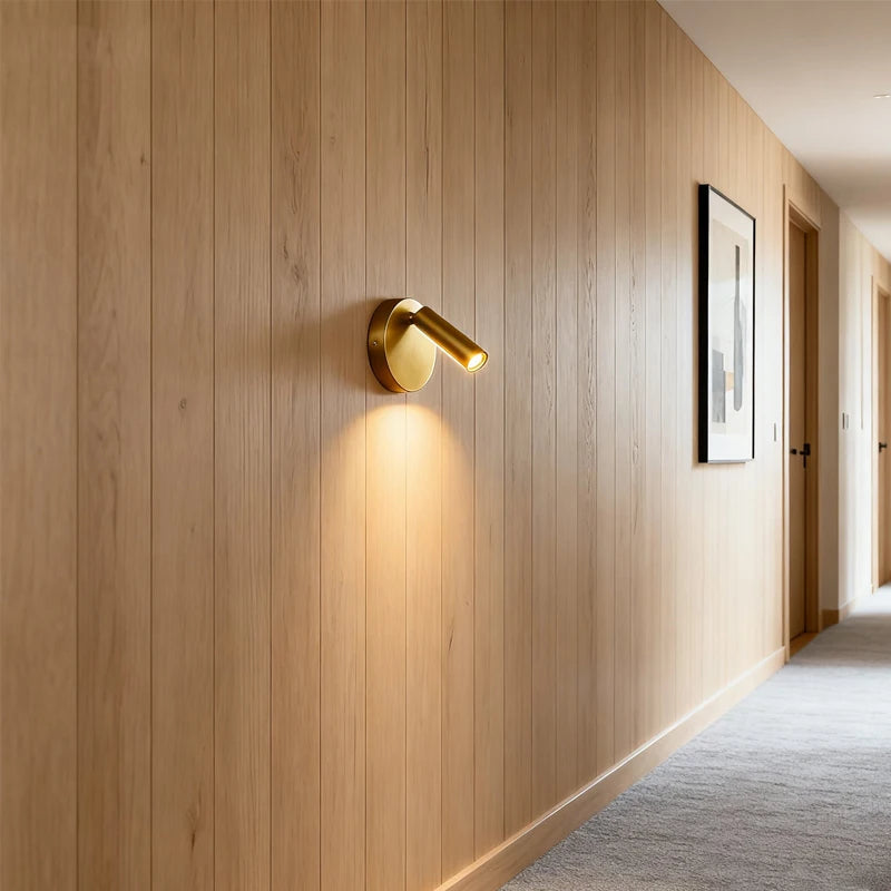 Hotel wall lamps, bedroom bedside with switch，LED exposed Staircase spotlights, ambient lights, lighting lamps and reading lamp