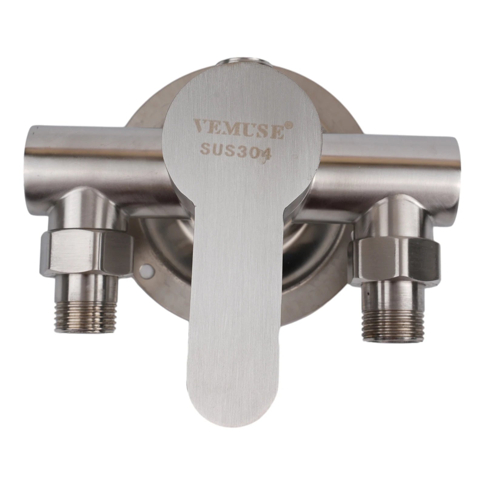 Stainless Steel Shower Faucet Hot And Cold Water Mixer Wall Mounted Metal Handle Water Mixer Valve Faucet Shower Tap
