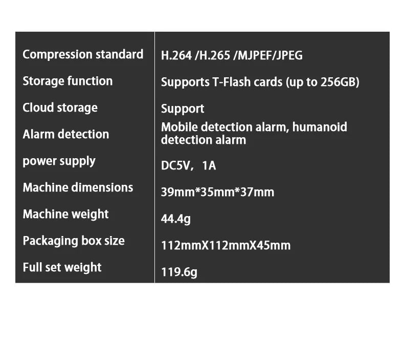 Mini IP Camera 1080P HD Wireless Mini Camera Wireless WiFi Camera Motion Detection Smart Home Baby Safety Monitoring Camera