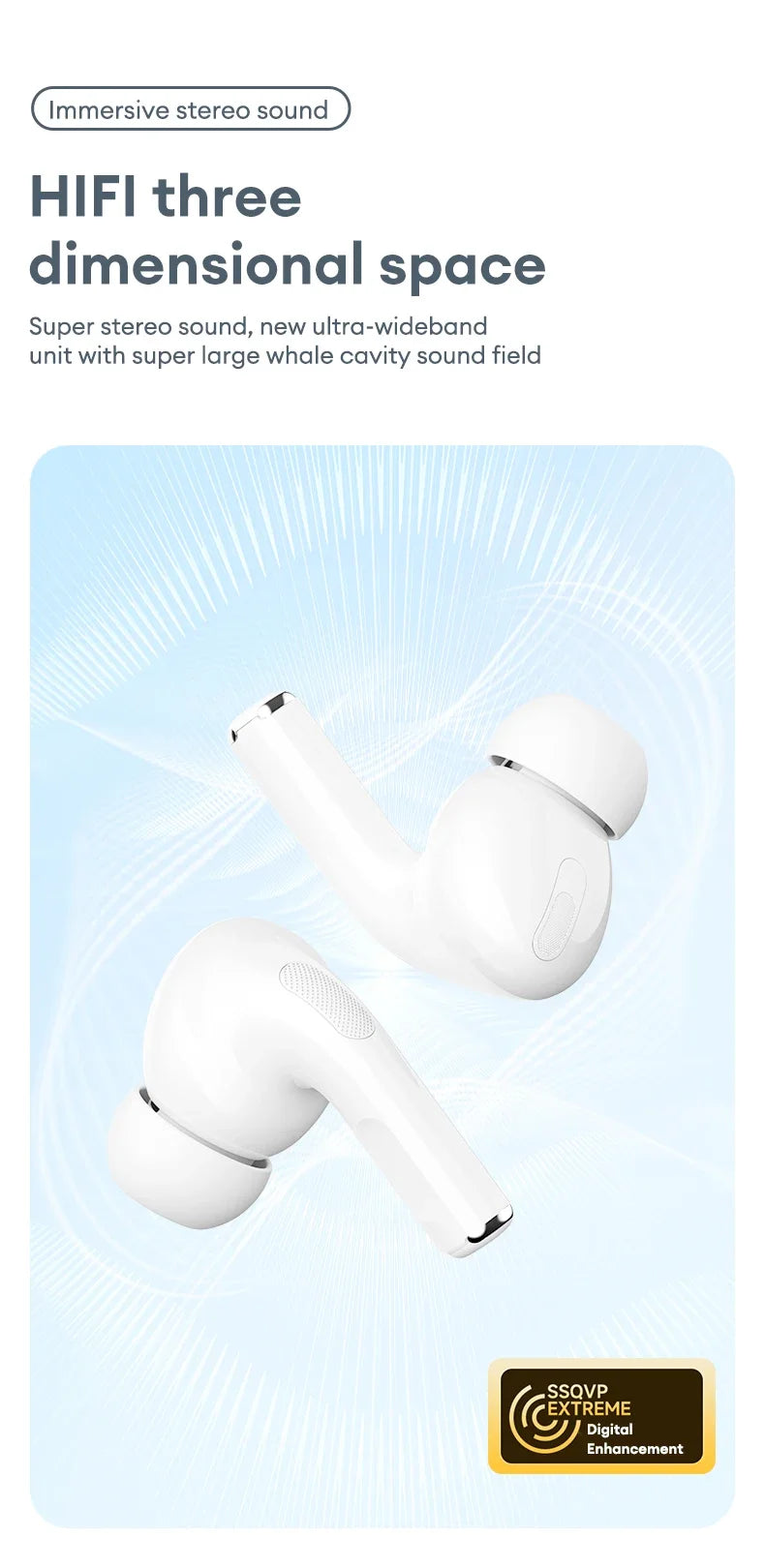 Lenovo LP5 PRO Wireless Bluetooth 5.4 Earphones TWS HiFi Sound Gaming Earbuds LP5Pro Sport Headset Long Standby with Mic 2025