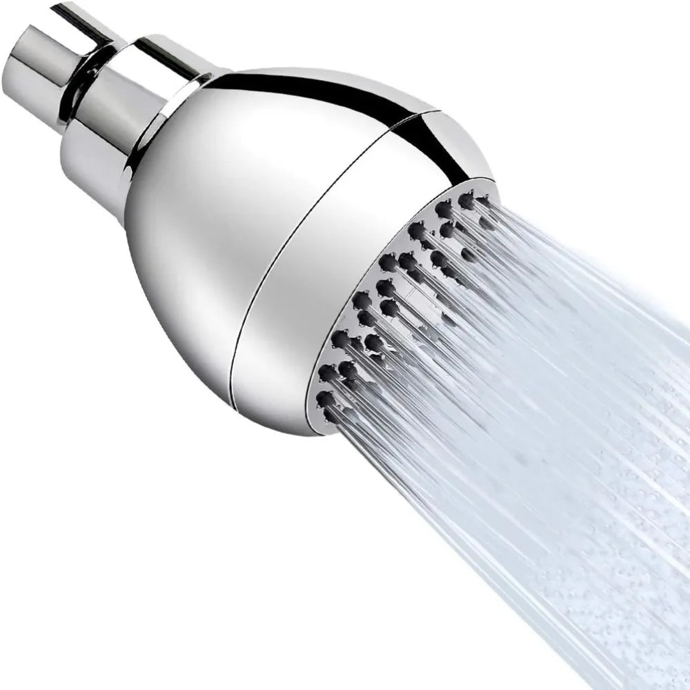 Silicone Nozzles Shower Heads Matte Black 360 Rotation Spray Shower Powerful Water Flow Rustproof Rain Shower Head Bathroom Use