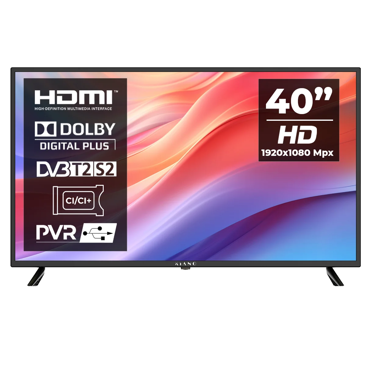 LED TV Kiano Slim TV 40 "| LED Full HD 1080p Matrix TV (FHD)