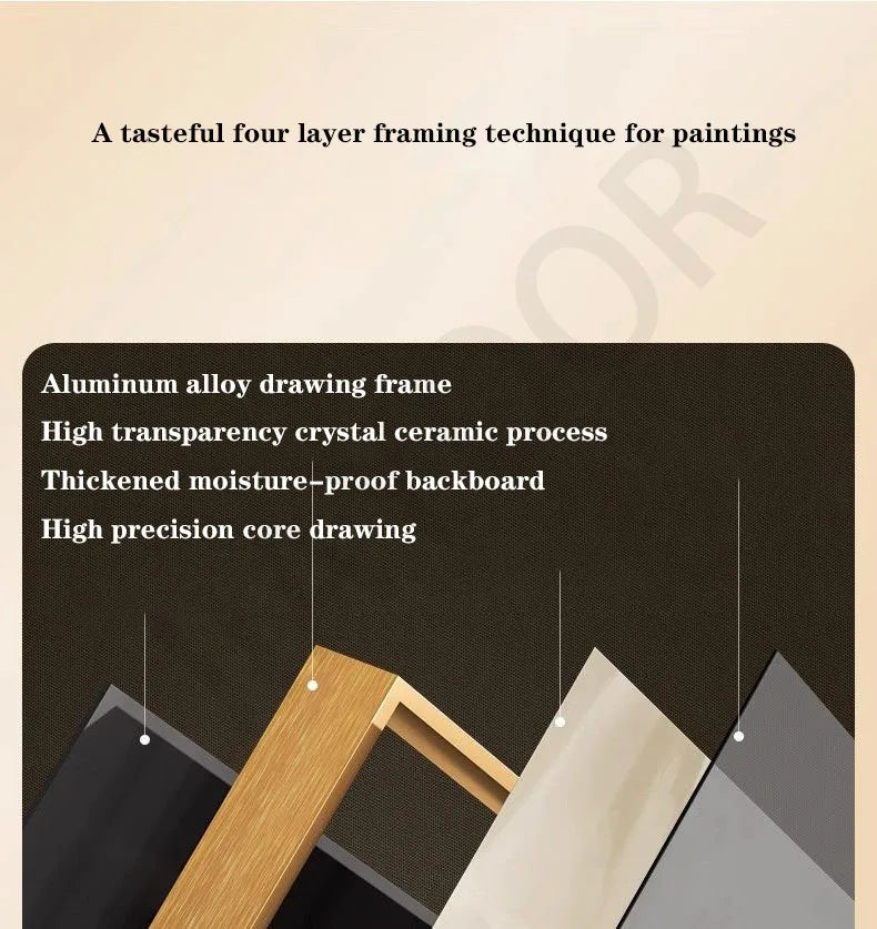 New  Modern High-end Wall Lamp Remote Control Light Luxury Living Room Decoration Painting Lamp Elephant Hanging Painting LED