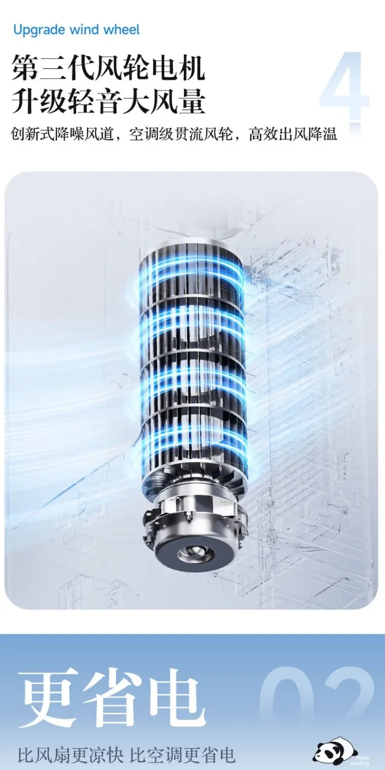 2026 New Portable Evaporative Air Cooler Water Cooling Fan Cold Wind Air Conditioner Fan for Home Dormitory Office Use