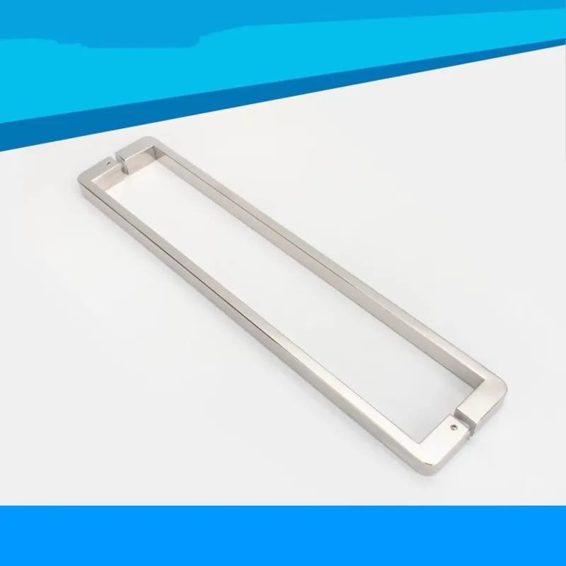 Shower Room Accessories, Bathroom Glass Door, Stainless Steel 440mm Matte Black, Double Sided Pull Handle (LQD105)