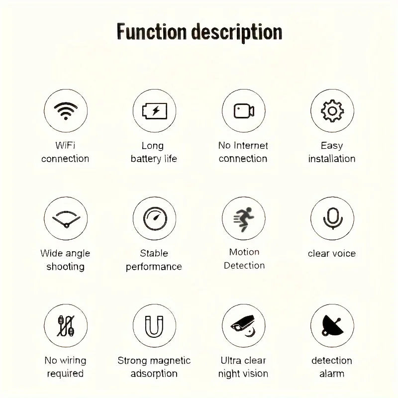 X10 Home Mini Camera 1080P HD Wifi Wireless Security Video Camcorders Night Vision Mobile Camera Video 1080P Smart Home