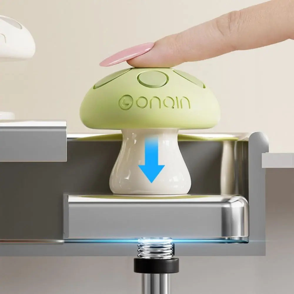 Mushroom Shaped Toilet Press Button Adhesive Creative Toilet Tank Press Button Multifunctional Nail Protector