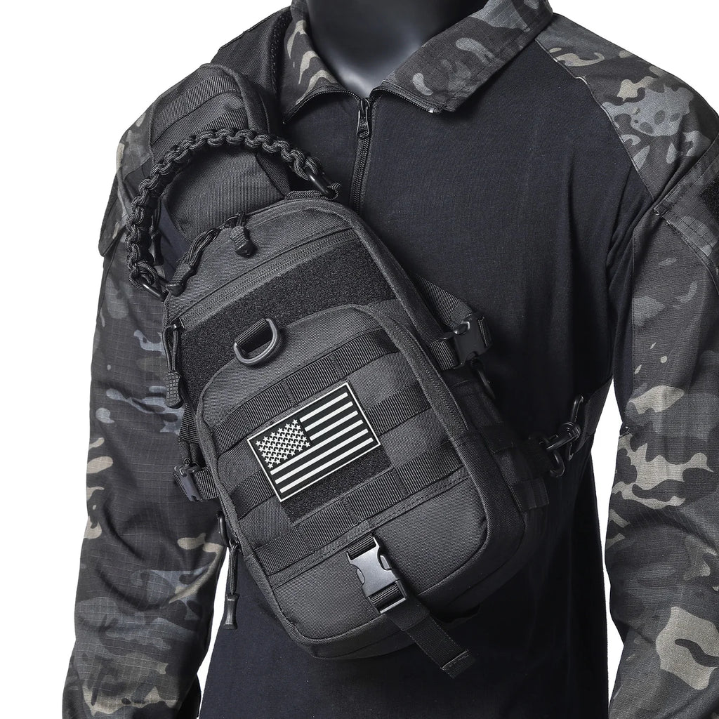 Outdoor Sports Multi functional Chest Bag Lightweight and Large Capacity Running Fitness Travel Portable Chest Backpack