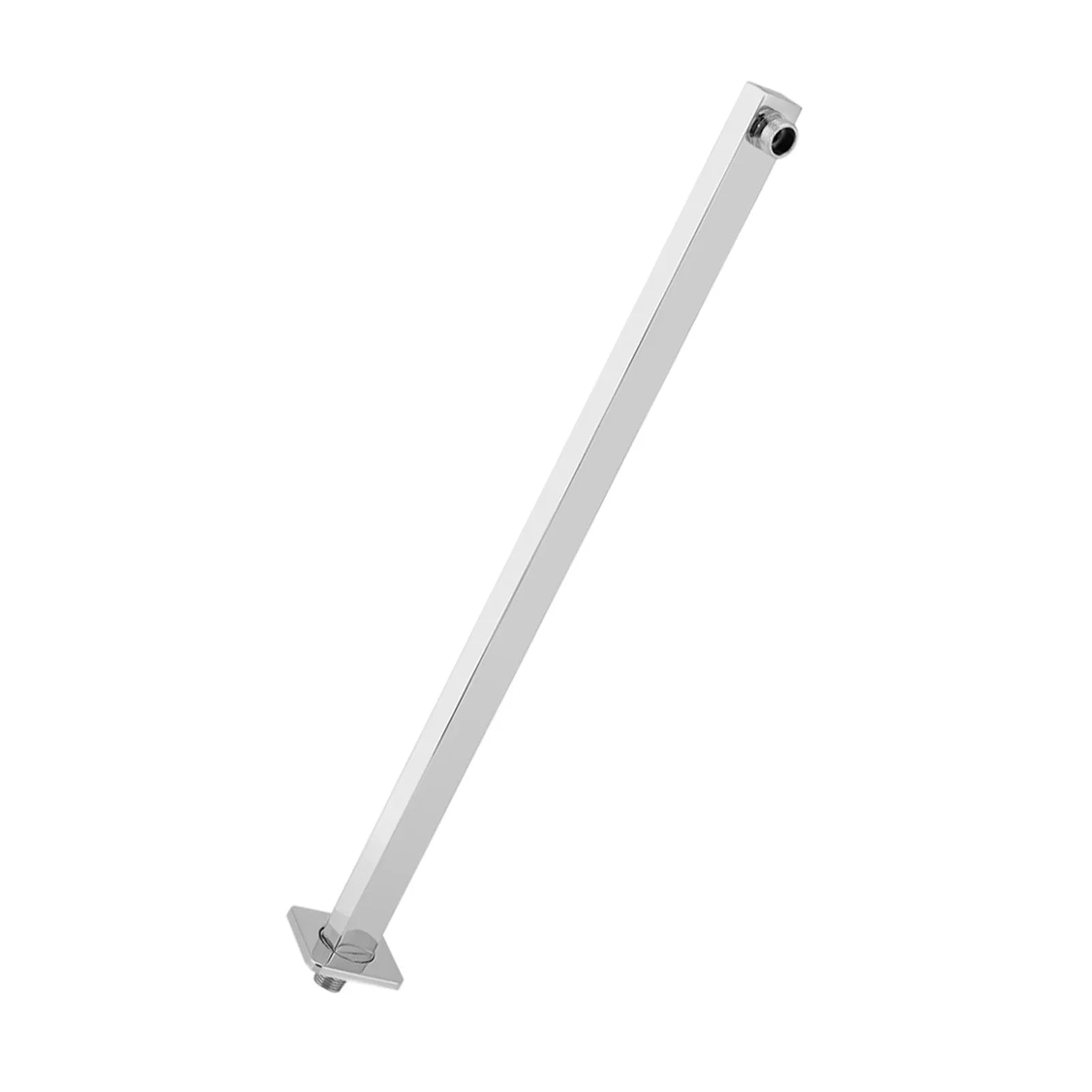 60cm Square Shower Head Extension Arm Wall Mounted Stainless Steel Rainfall Extend Pipe Tube Shower Holder Arm Bathroom Tools