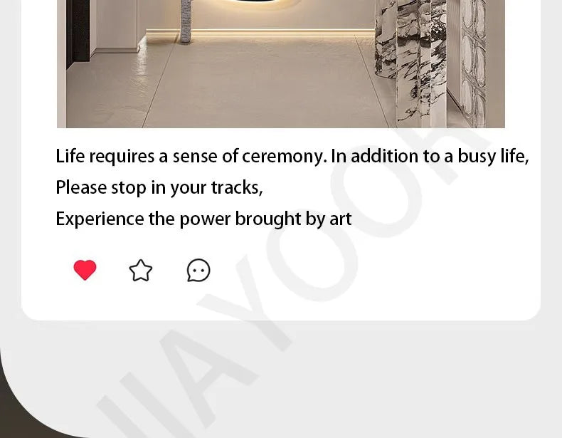 Decoration Painting Of The Entrance Hall Modern Light Luxury Hanging Painting Wall Lamps Extending Mural LED Lights Painting