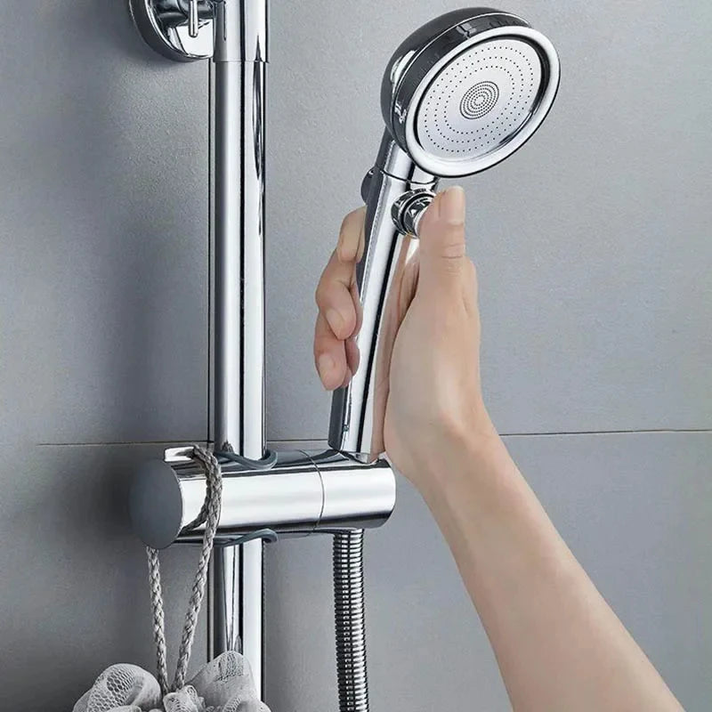 Universal Shower Head Holder Adjustable 18~25mm ABS Chrome Shower Rail Holder Bathroom Accessories Shower Mounting Brackets Univ