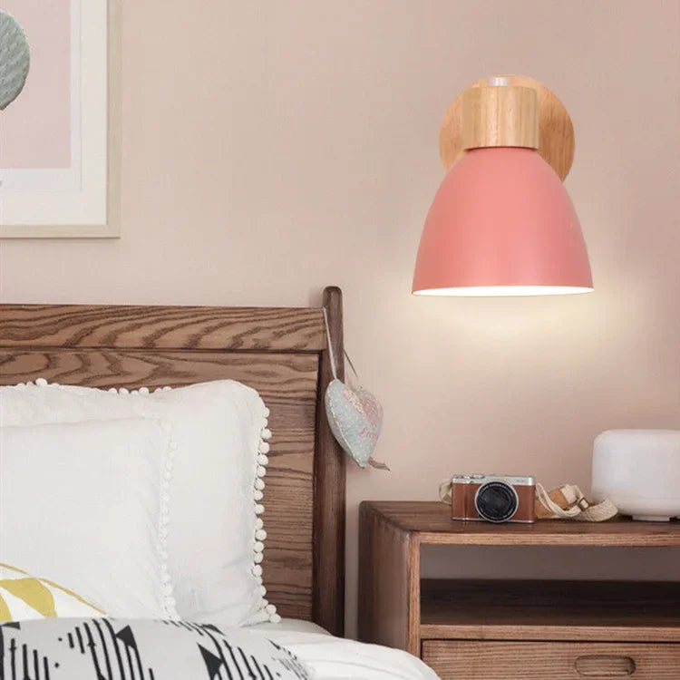 Modern Minimalism Design Iron Art Circular Adjustable Home Hotel Bedroom Wall Light LED Reading Light Balcony Living Room