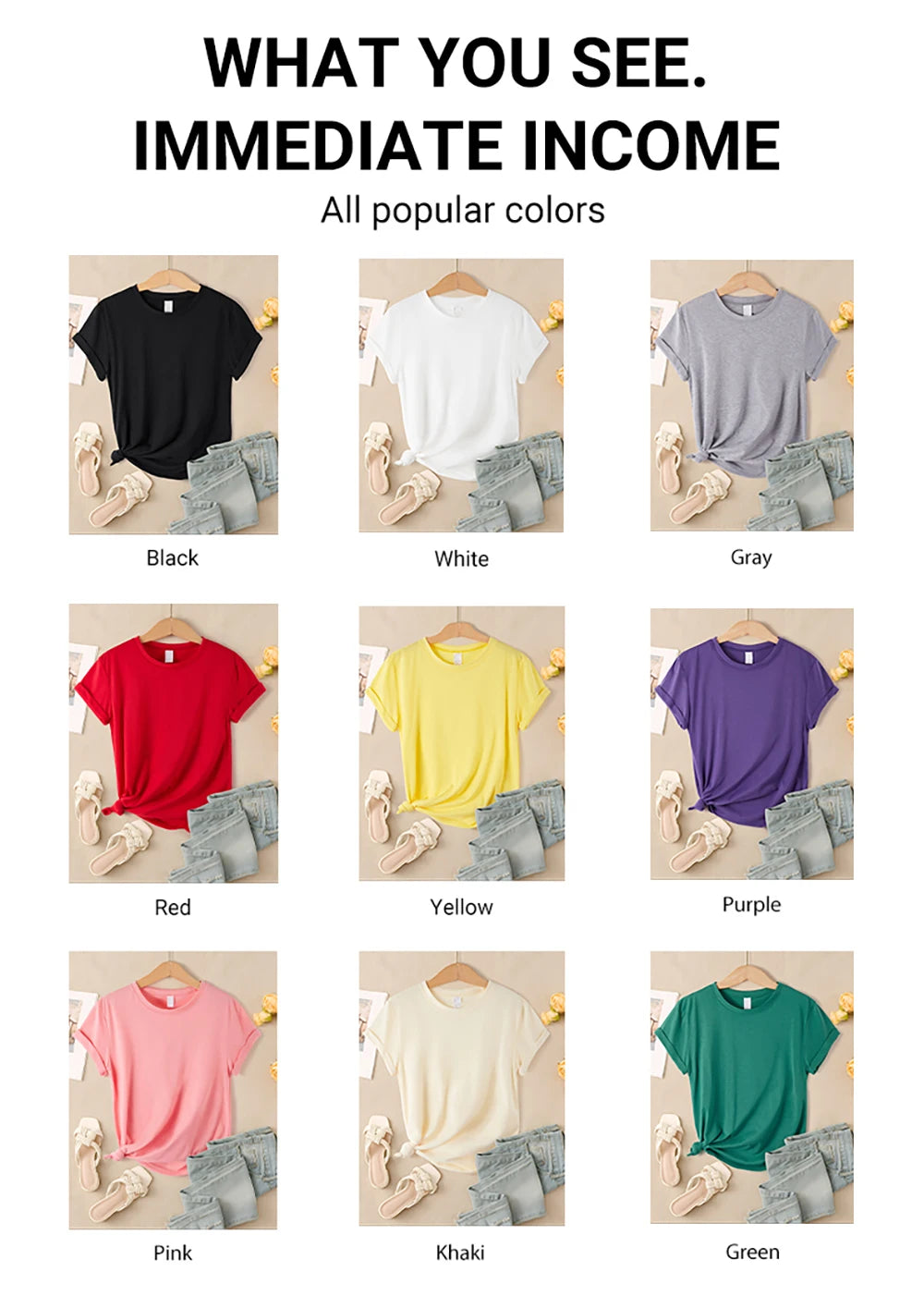Daily Office T Shirt Woman Soft O-Neck T-Shirt Casual Y2K Clothes Comfortable Hip Hop Short Sleeve Korean All-Match Streetwear