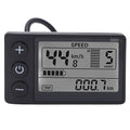 Electric Bike S866 LCD Display Electric Bicycle Display LCD Meter 24V 36V 48V Scooter Control Panel with SM/Waterproof Plug