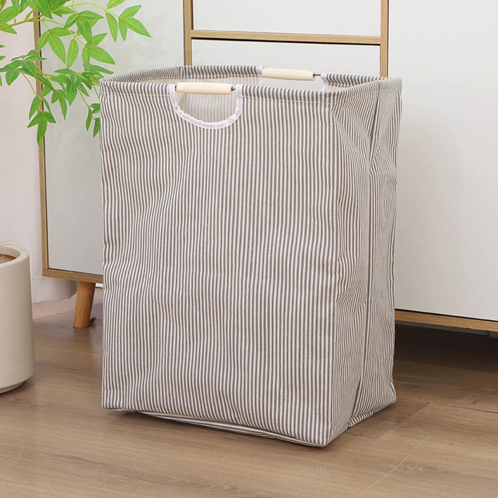 Large Capacity Laundry Storage Dirty Clothes Storage Basket with Handle Hamper Collapsible Laundry Basket Bathroom Accessories