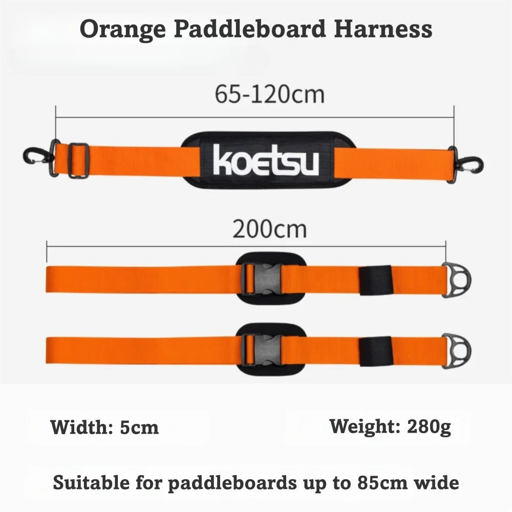 Portable SUP Carrying Strap Nylon Adjustable Length Paddle Board Carrier Durable Shoulder Sling Design Surfboard Shoulder Strap