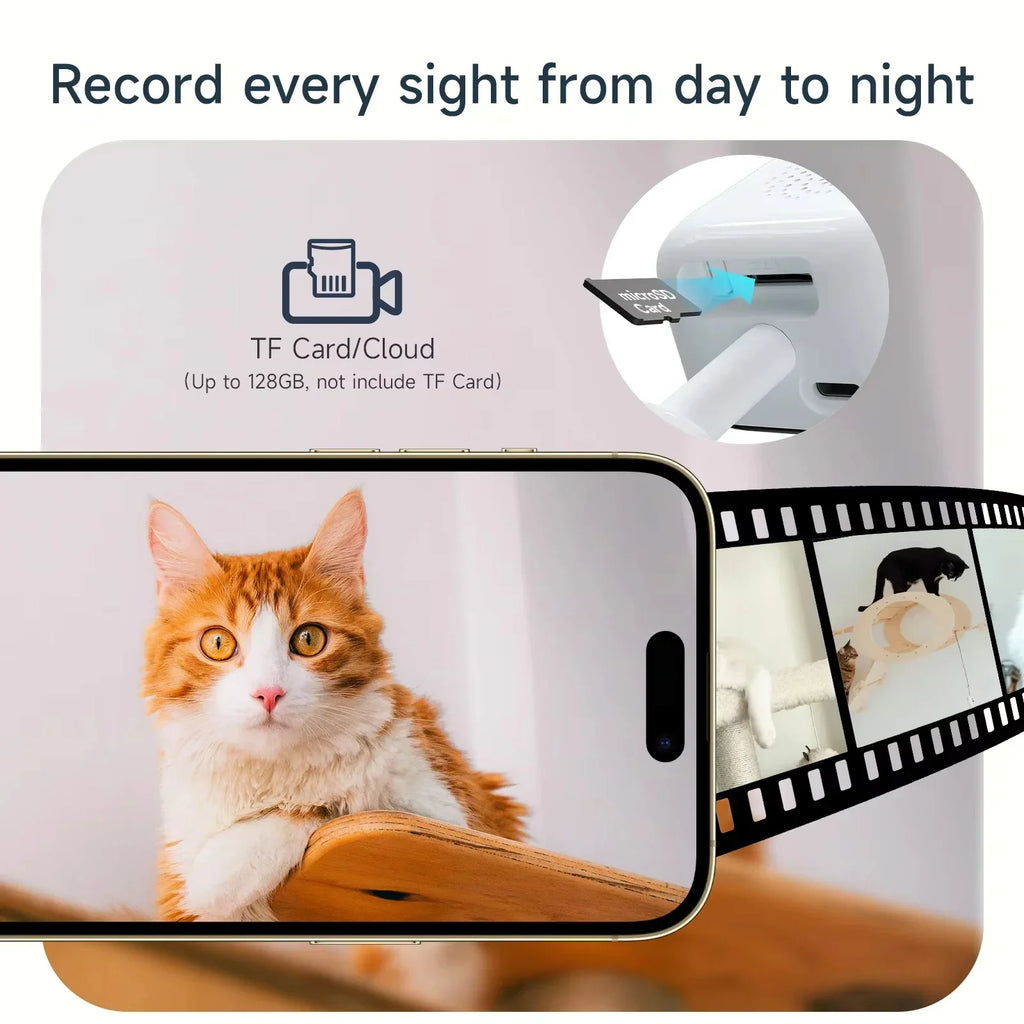 WiFi Camera Safety Monitor Mini 1080P HD Camcorders Indoors Night Version Video Intelligent Camera Security Protection 2026 New