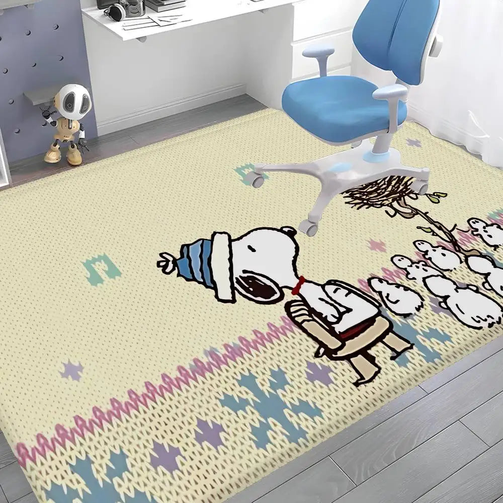 S-Snoopy Cartoon Kitchen Mat Cheaper Anti-slip Modern Living Room Balcony Printed Modern Home Decor