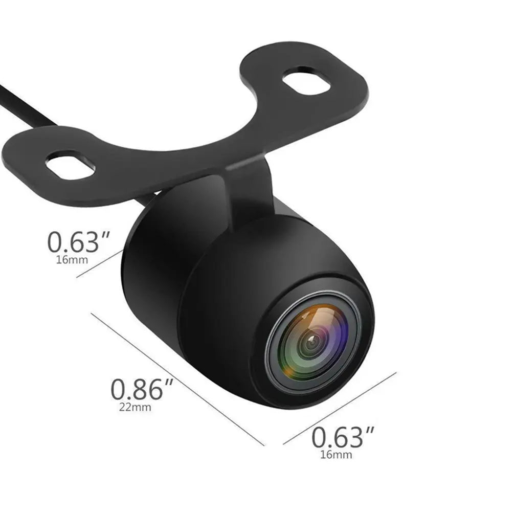 Car high-definition camera, large-angle waterproof CMOS car rear/front/side view reversing camera, rear pull-out camera