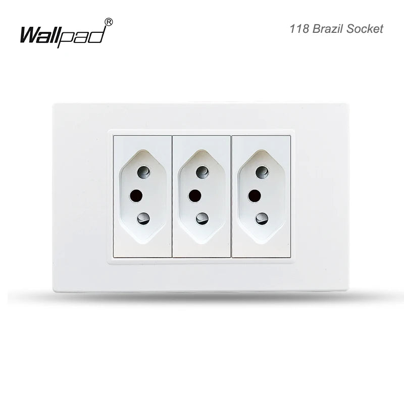 118 PC 1 2 3 4 Gang 2 3 Way Push On Off  Wall Switch Wallpad White Fireproof Plastic Panel US BR l IT IL EU Light Interruptor